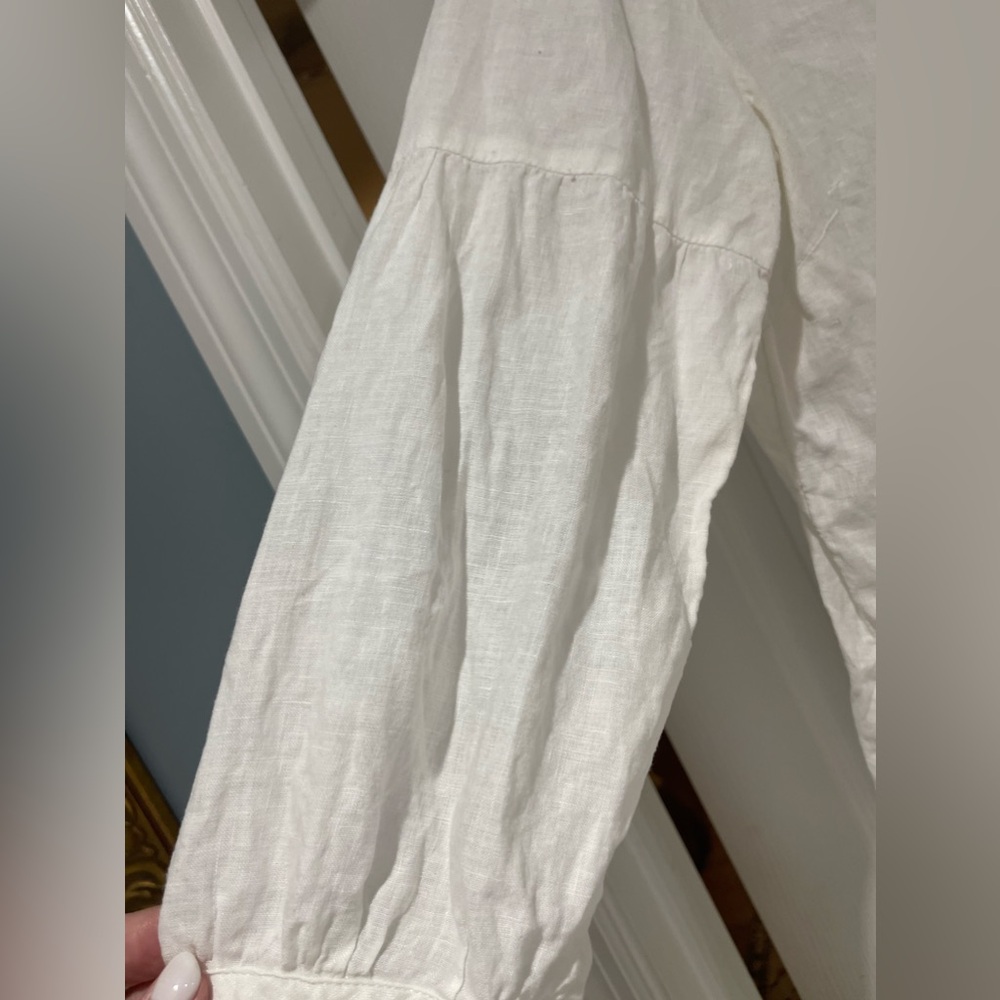 Talbots Linen Top Size Medium - image 2